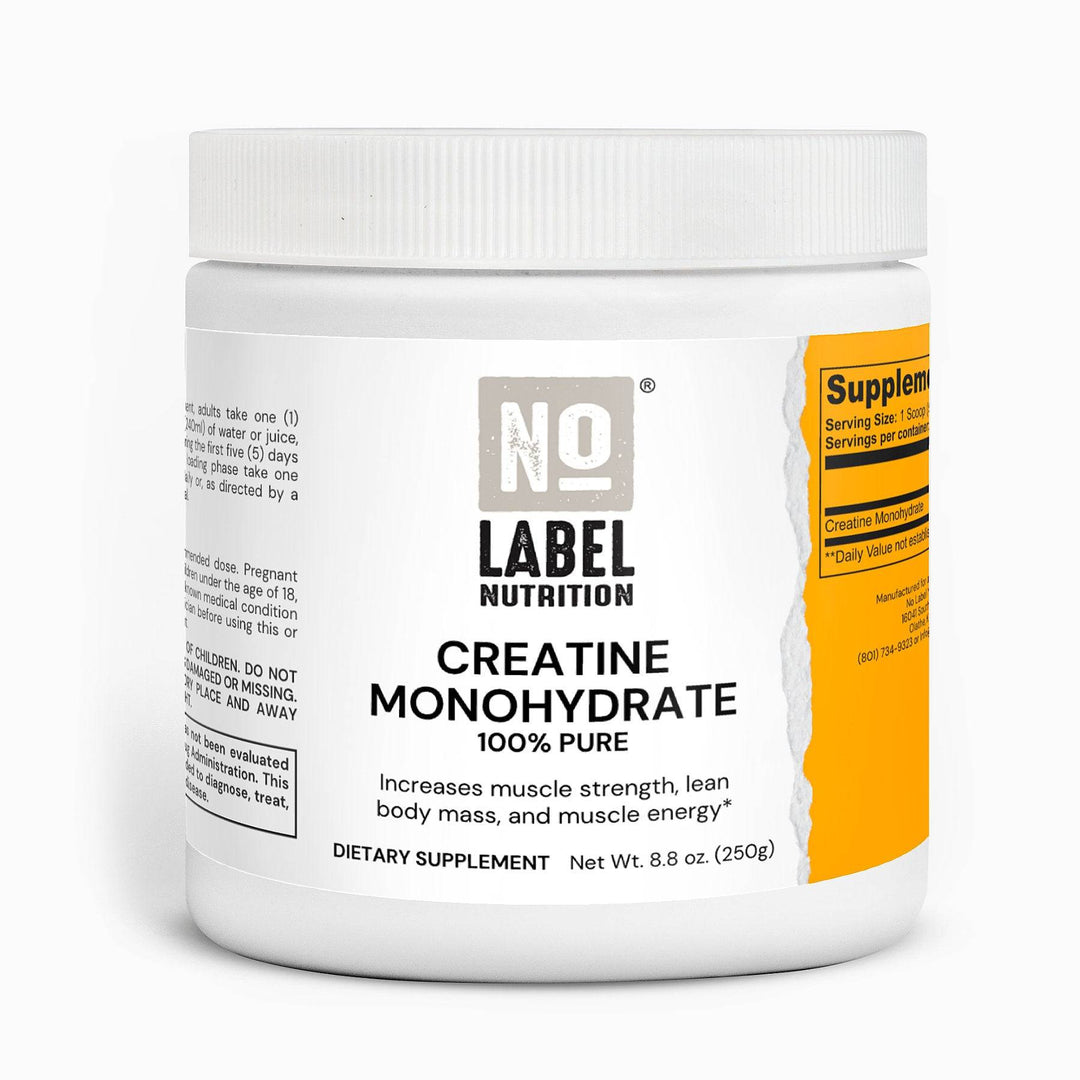 No Label Nutrition® Creatine Monohydrate