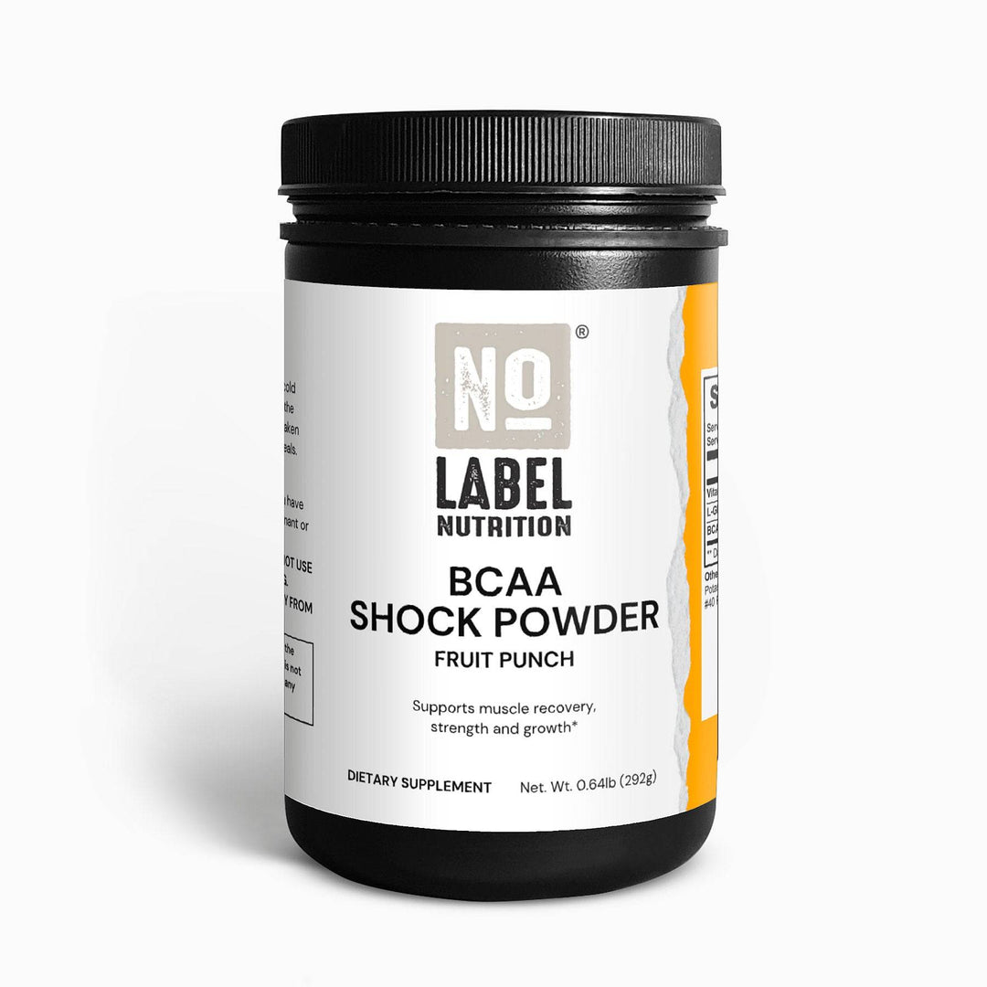 No Label Nutrition® BCAA Shock Powder