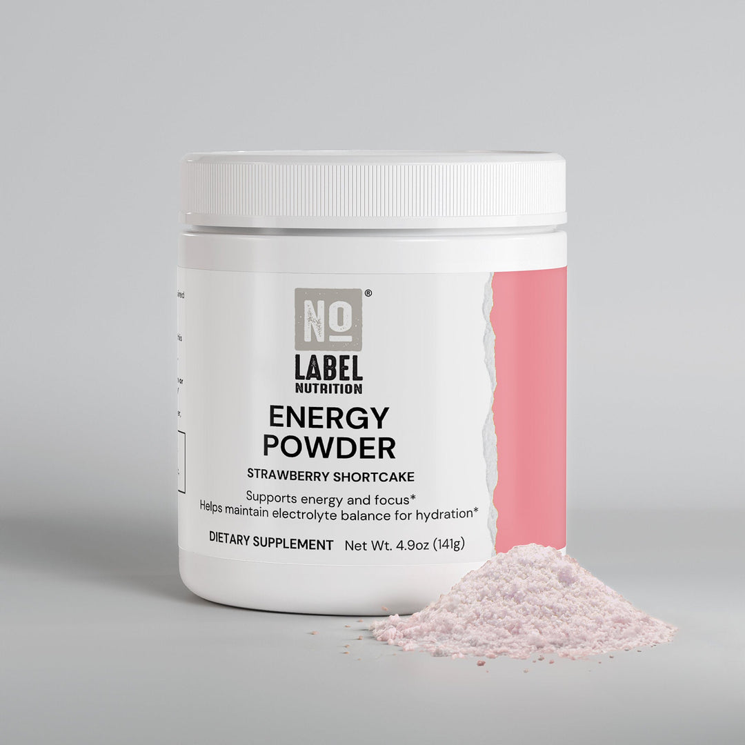 No Label Nutrition® Pre-Workout Energy Powder